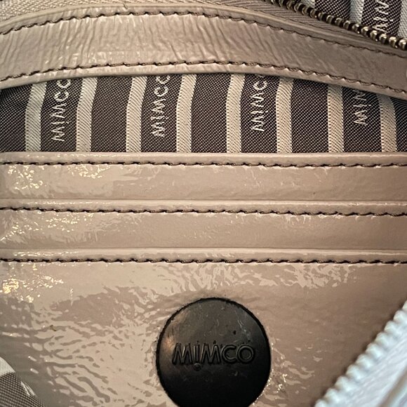 MIMCO Dove Grey Electro Envelope Clutch Wristlet - Picture 5 of 9